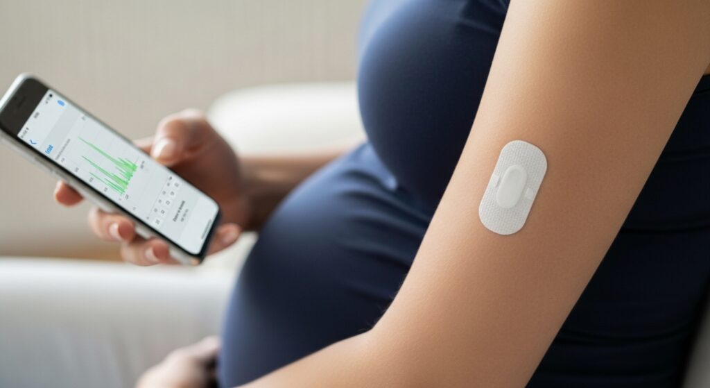 Continuous glucose monitor during pregnancy