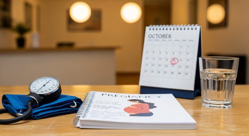 Pregnancy blood pressure monitoring and preeclampsia prevention