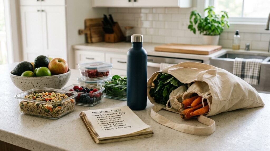 simple swaps to reduce plastic exposure during pregnancy