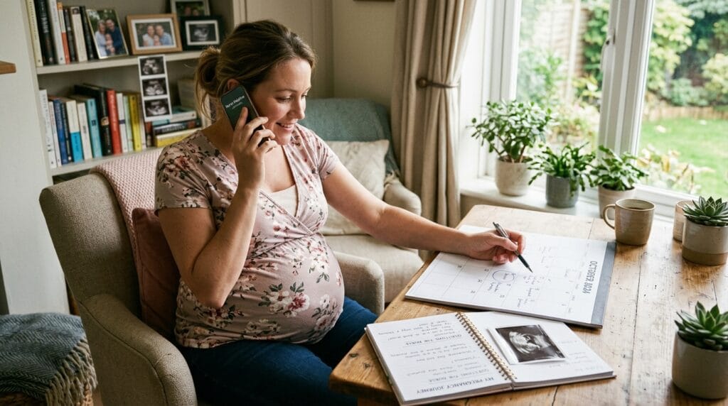 Pregnant patient calling about delayed prenatal care and earlier appointment options